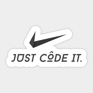 Just Code It ! Sticker